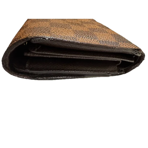 Louis Vuitton Alexandra Damier Ebene Portefeuille Trifold Wallet with dust bag - Picture 4 of 16